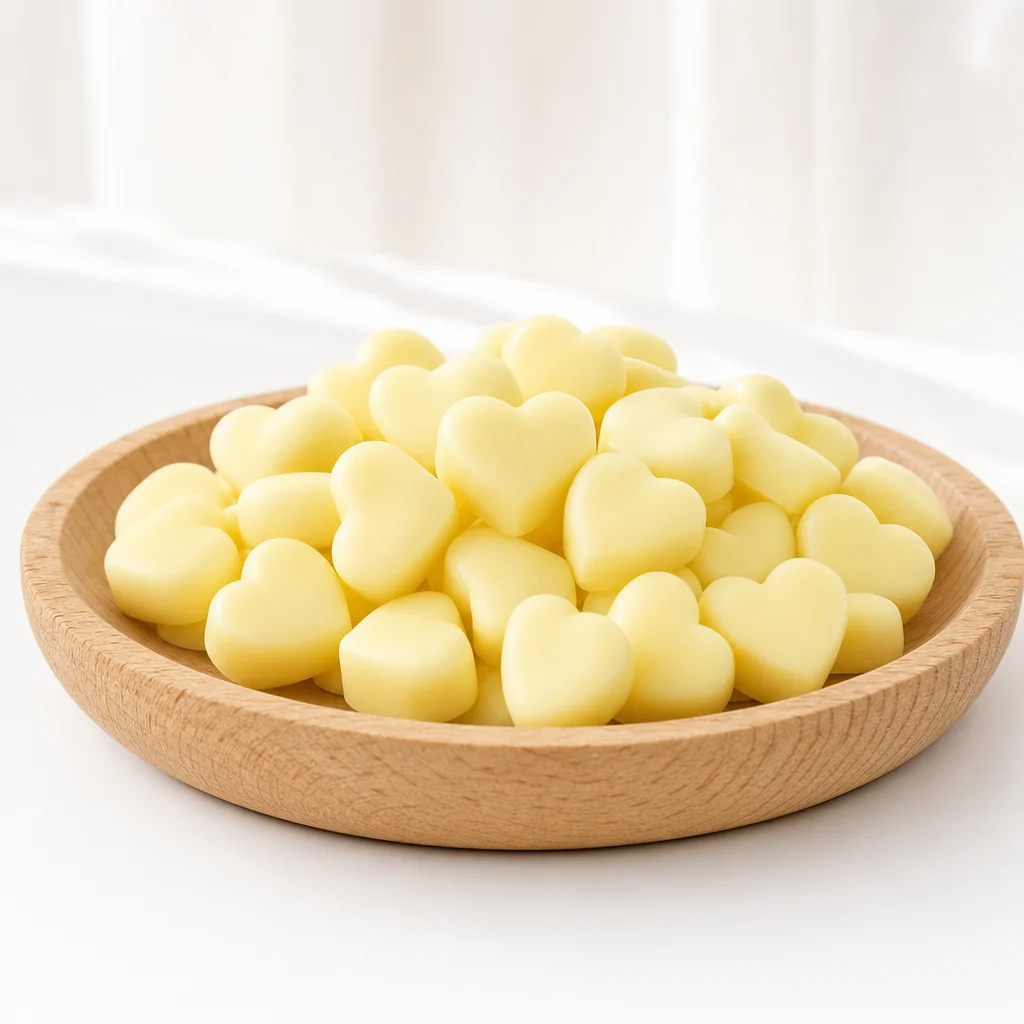 Lemon & Verbena heart-shaped wax melts