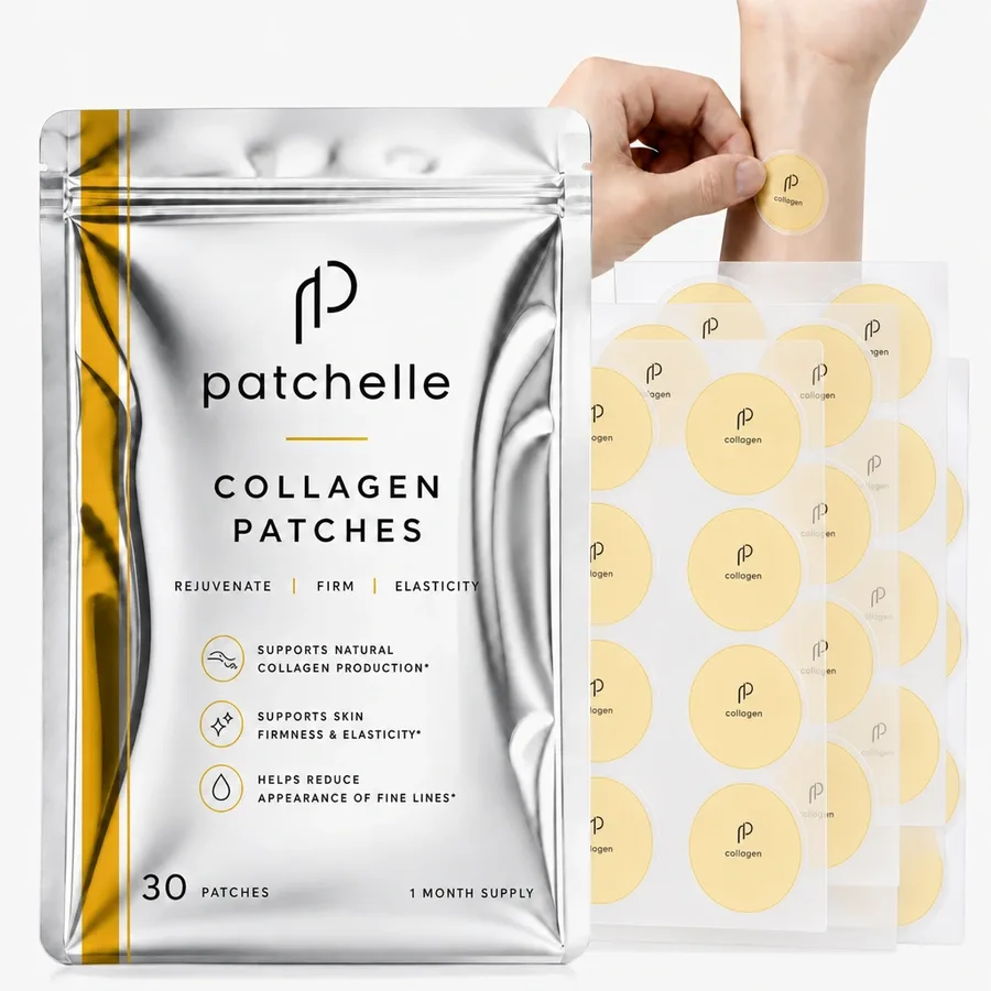 The Collagen pouch with its patches