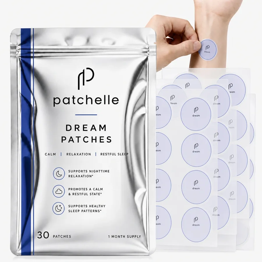 The Dream pouch with its patches