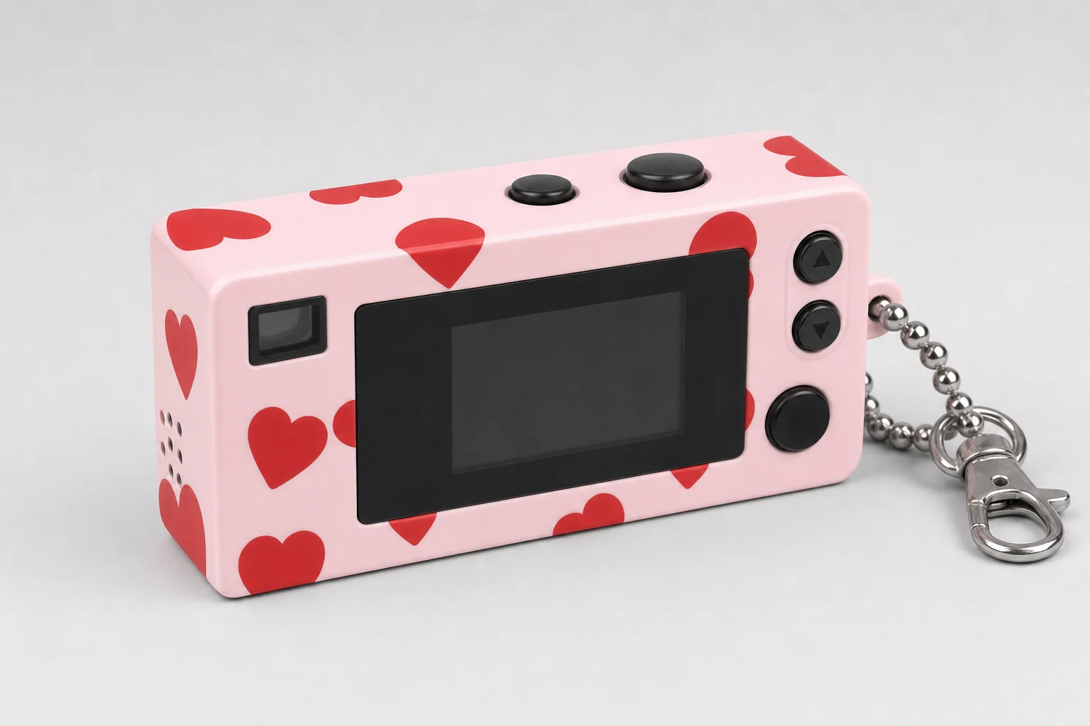 The back of the Crush Pokkto: its screen and buttons