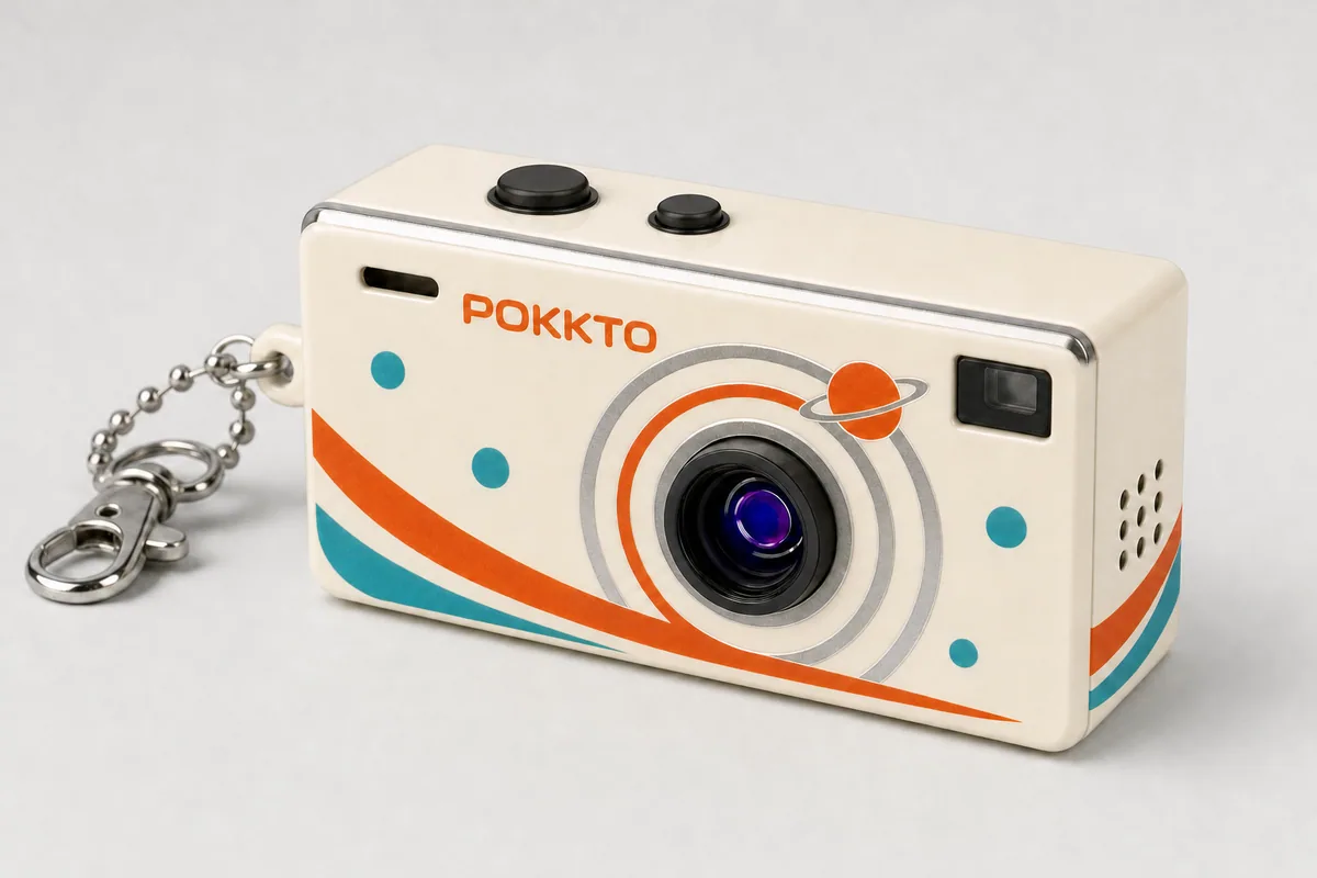 The Orbit Pokkto with its ball chain and clasp