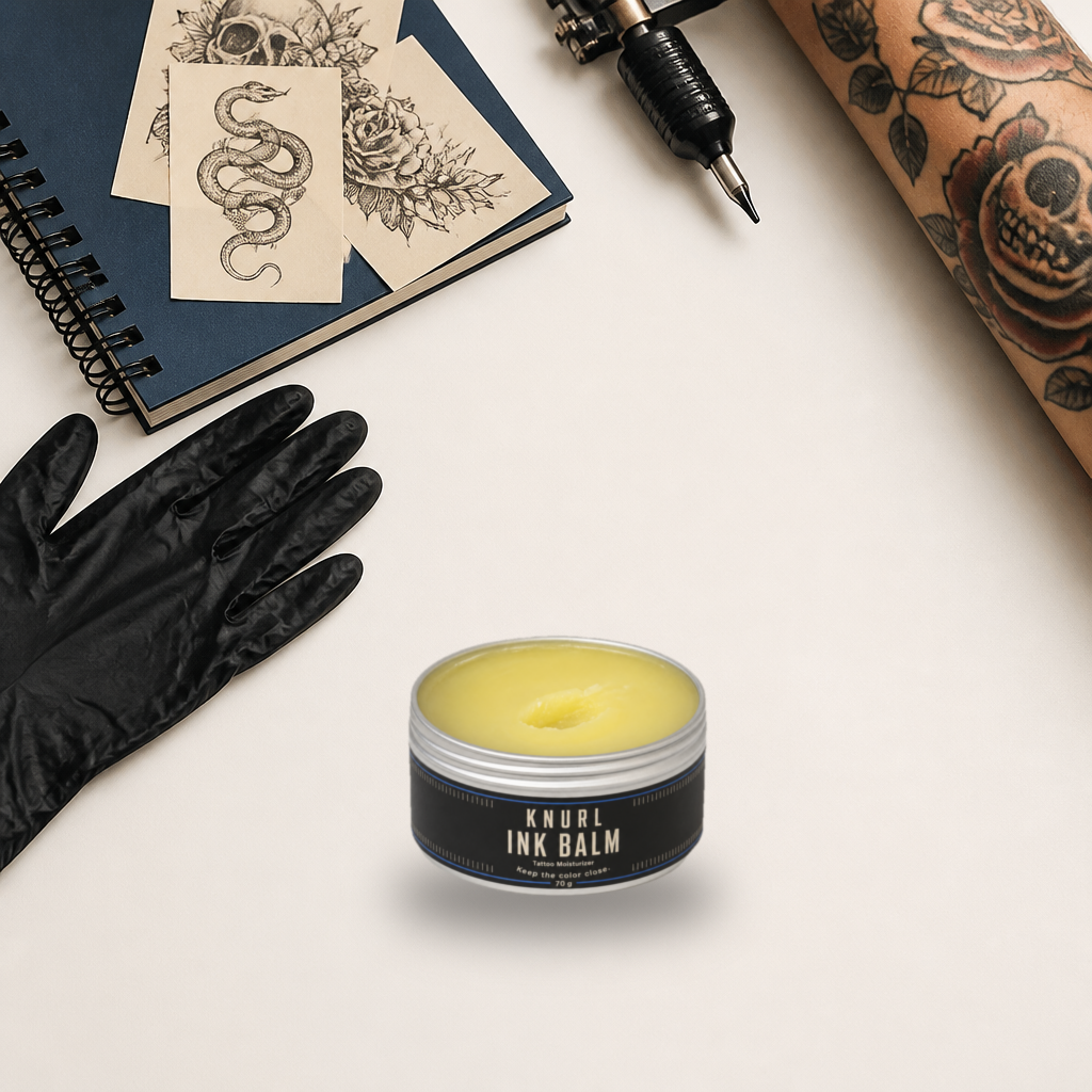 Knurl Ink Balm brand artwork