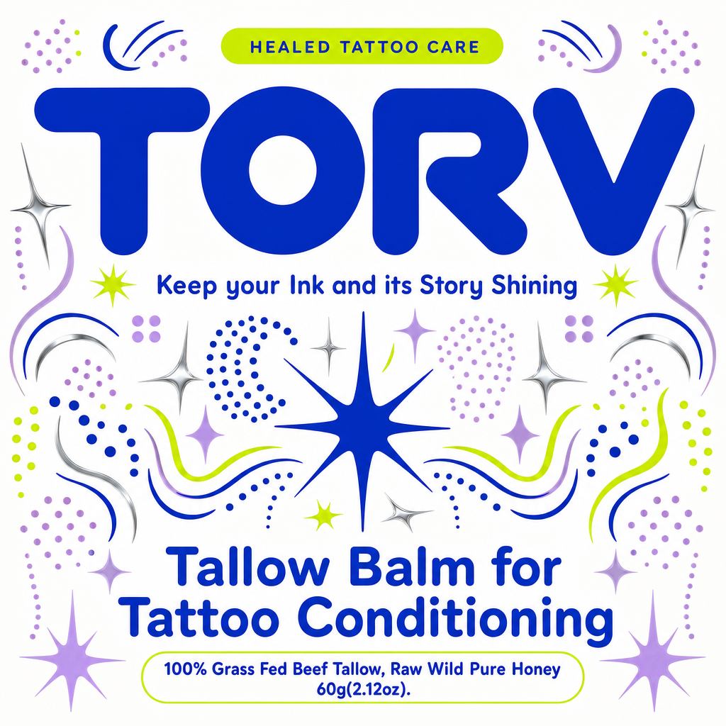 TORV Tallow Balm label artwork