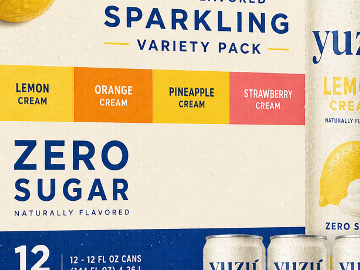 Yuzu — Cream Flavored Sparkling Variety Pack in use, 1